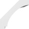 Ekena Millwork 6-in. W x 8-in. D x 8-in. H Imperial Architectural Grade PVC Knee Brace BRCP06X08X08IMP - alternate 6